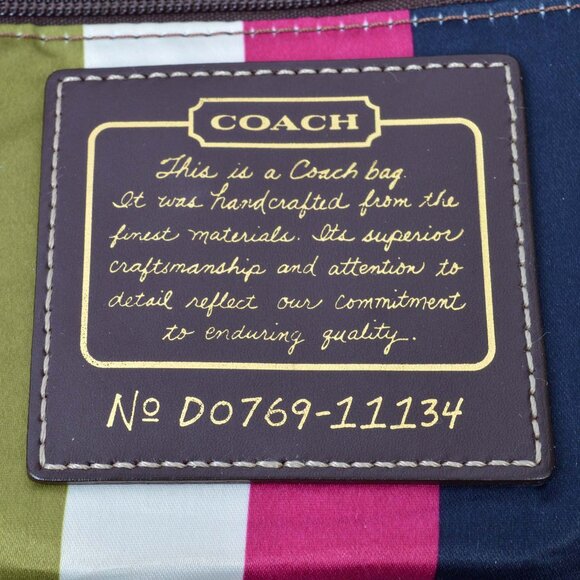 COACH LEGACY 65TH ANNIVERSARY VACETTA LEATHER HOBO D0769-11134 - Picture 5 of 16